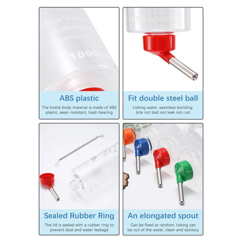 Trinkflasche für Kleintiere – 1.000 ml – Bild 3