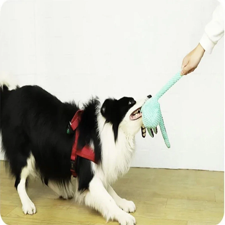 Plüsch-Oktopus für Hunde – Grün – Bild 3